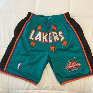 Just Don x Mitchell & Ness Kobe Bryant NBA All Star Rookie Shorts 1995 size L